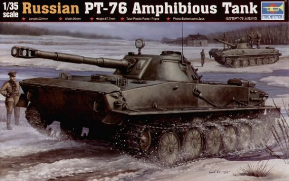 Trumpeter PT-76 Char Amphibie Sovi�tique 1/35
