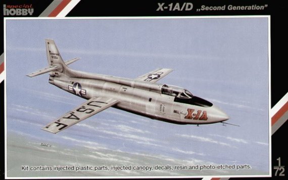 1/72 Bell X-1A/D Second Generation