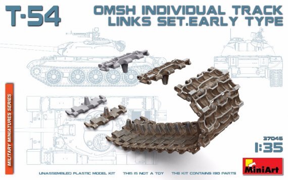 1/35 T-54 OMSh Individual Tracks Links Set