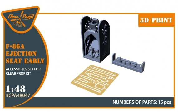 1/48 F-86A ejection seat early for Clear Prop