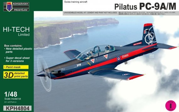 Kovozavody 1/48 Pilatus PC-9A/M Hi-Tech Bausatz