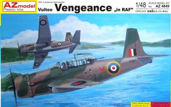 1/48 Vultee Vengeance. Decals RAF