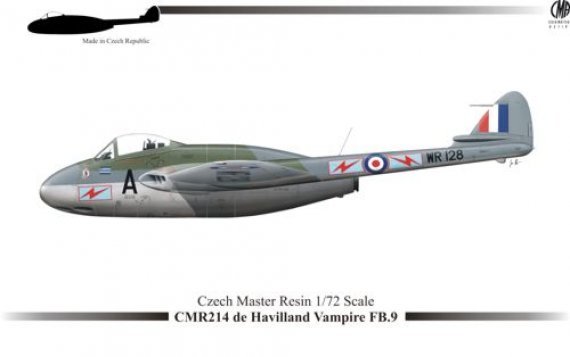 1/72 de Havilland Vampire FB.9