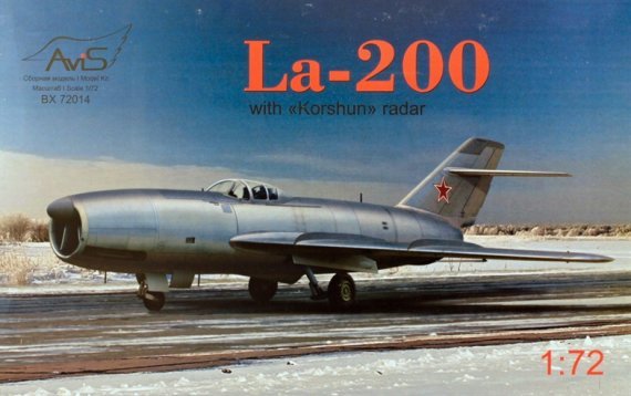 1/72 Lavochkin La-200 with Korshun radar.