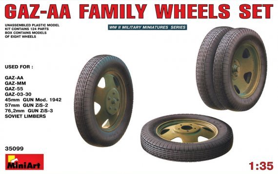 1/35 GAZ-AA Family Wheels Set
