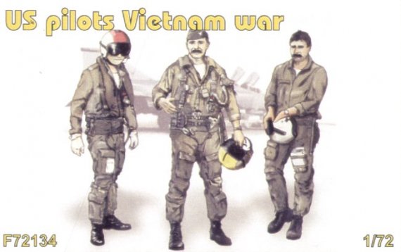 CMK Figurines Pilotes US Vietnam 1/72 x3 debout