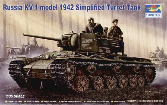 Trumpeter Carro KV-1 Sovietico 1942 1/35