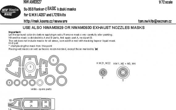 1/72 Mask Su-35S Flanker-E BASIC