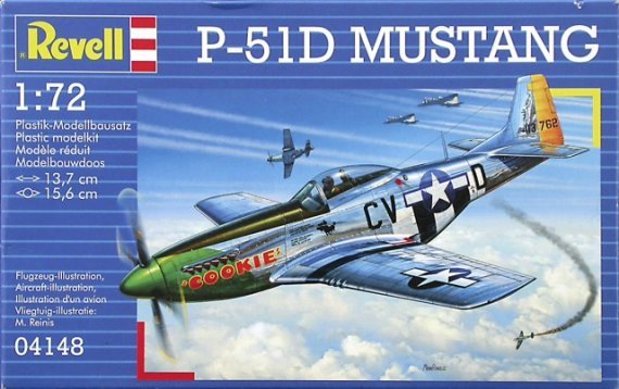 Revell 1/72 North-American P-51D Mustang