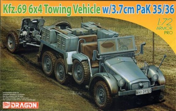 1/72 KFZ.69 6x4 Truck& 3.7CM PAK 35/3