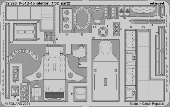 1/32 SET P-51D-15 interior