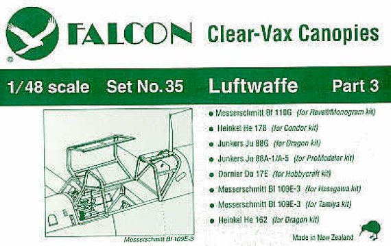 Falcon 1/48 Luftwaffe Part 3 - Verri�res vac-form