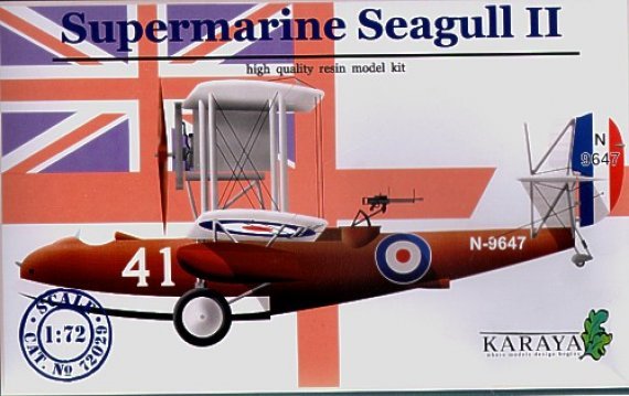 Karaya Supermarine Seagull II 1/72 with Decals and Etched