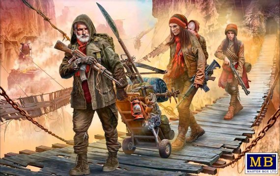 1/24 Post-apocalyptic series. The Last Bridge. Kit No. 7