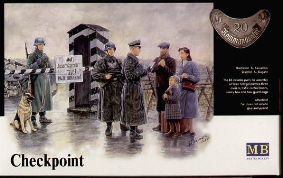 Masterbox 1/35 Checkpoint Tedesco WWII Guardie Civili