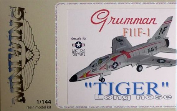 1/144 Scale Grumman F-11F-1 Tiger long nose / VF-51