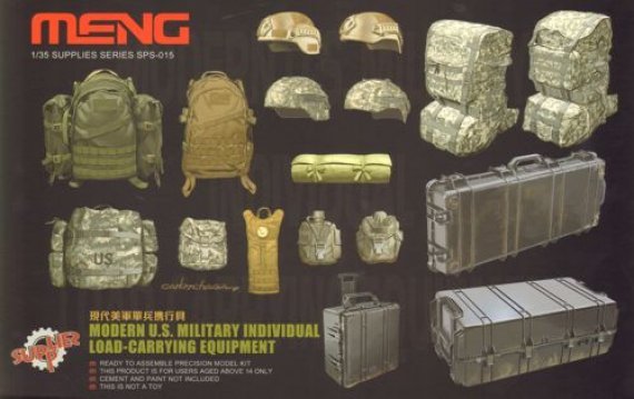 1/35 Modern US Military Individual Load Carrying Equipment