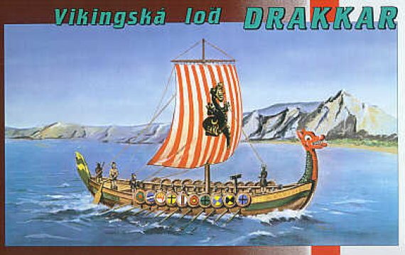 Smer Wikingerschiff Drakkar Modellbausatz