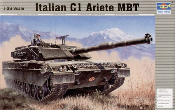 Trumpeter Char C1 Ariete MBT Italien 1/35