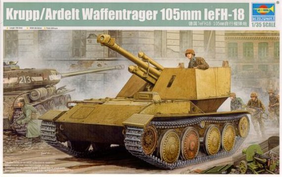 1/35 Krupp/Ardelt Waffentrager 105mm leFH-18