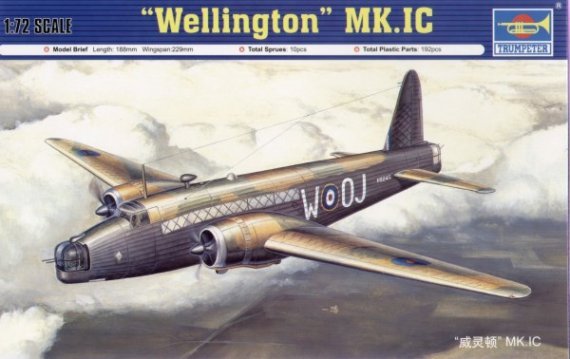 Trumpeter Vickers Wellington Mk.IC 1/72
