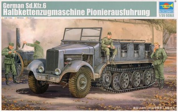 1/35 German Sd.Kfz.6 Halbkettenzugmaschine Pionierausfuhrung