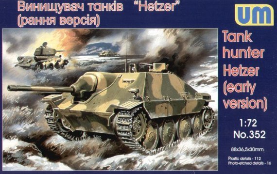 Unimodel Jagdpanzer 38t Hetzer Version pr�coce 1/72