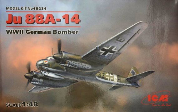 1/48 Junkers Ju 88A-14 WWII German Bomber
