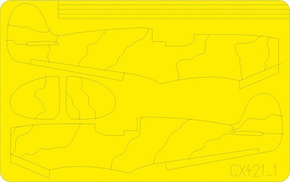 Mask 1/72 Spitfire camo scheme A