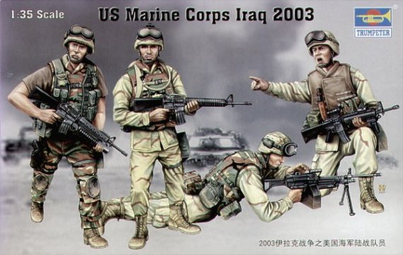 Trumpeter Figurines US Marines Corps Iraq 2003 1/35