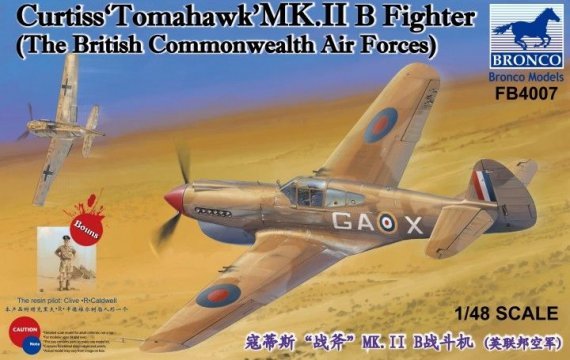 1/48 Curtiss Tomahawk MK.IIB Fighter The British Commonwealth