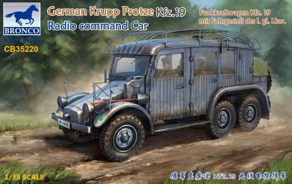 1/35 German Krupp Protze Kfz.19 Radio command Car