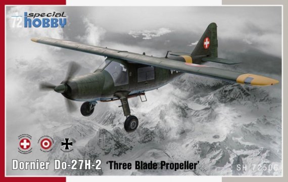 1/72 Dornier Do-27H-2 3-Blade Propeller