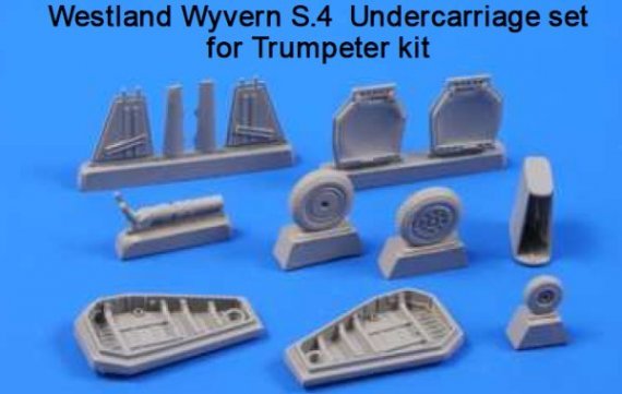 1/72 Westland Wyvern S.4 Undercarriage set (TRUMP)