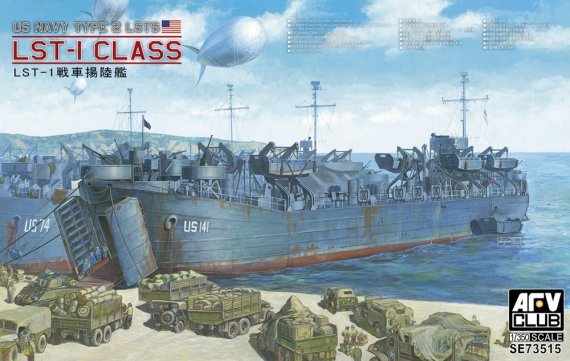 1/350 U.S. Navy LST-1 Class WW2 Landing Ship, Tank