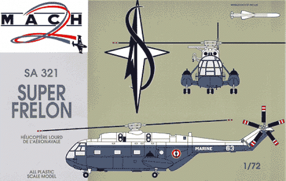 Mach 2 S.A.321 Super Frelon H�licopt�re 1/72