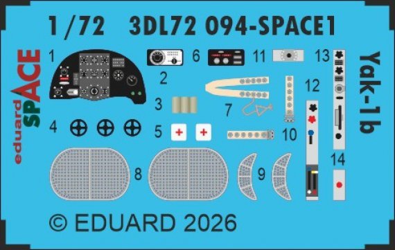 Eduard 1/72 Yak-1b Arma Hobby Maquette Avion