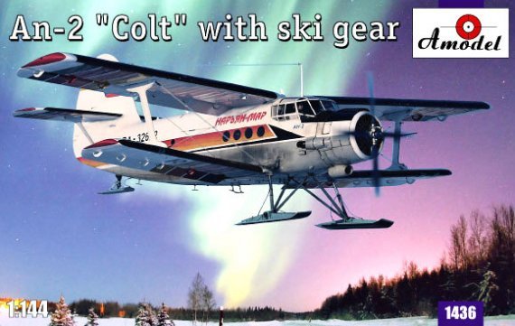 1/144 An-2 COLT 'Naryan Mar' on ski gear
