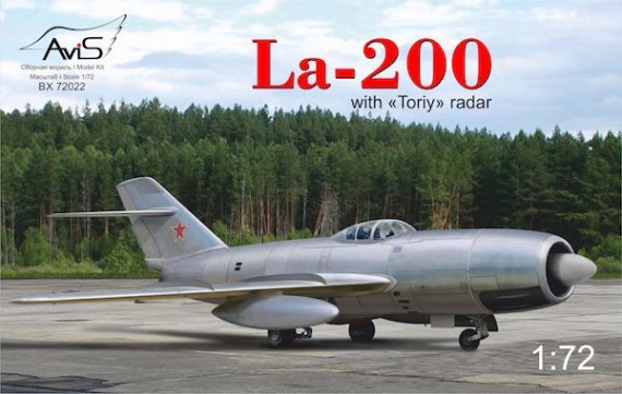 1/72 La-200 with Toriy radar