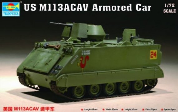 1/72 Apc M113ACAV U.S. Army