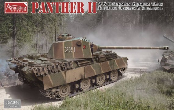 1/35 Panther II the turret designed by Rheinmetall