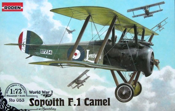 1/72 Sopwith Camel F1 w/Bentley
