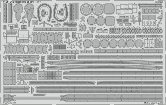 1/350 USS Missouri BB-63 part 3