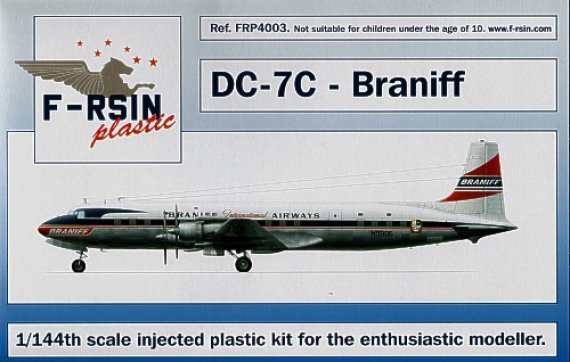 1/144 Douglas DC-7. Decals Braniff