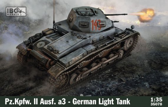 1/35 Pz.Kpfw. II Ausf. A3 German Light Tank