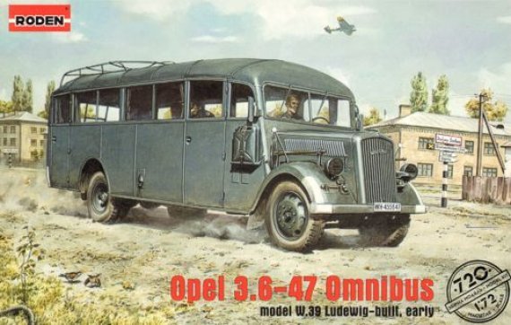 1/72 Opel 3.6-47 Ominbus type W.39 Ludewig-built early