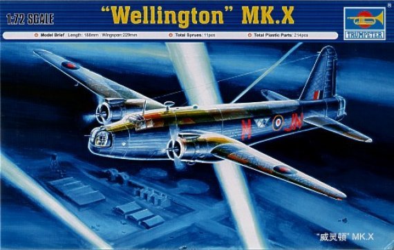Trumpeter Vickers Wellington Mk.X 1/72