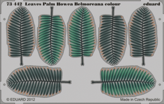 1/72 Leaves Palm Howea Belmoreana colour