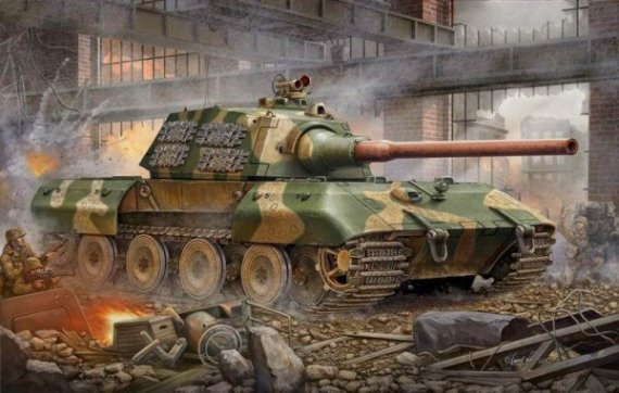 Trumpeter Entwicklungsfahrzeug E-100 1/35