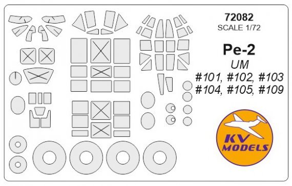1/72 Petlyakov Pe-2 + wheels masks